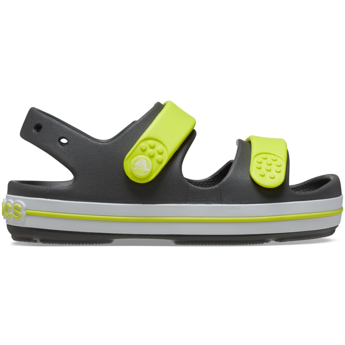 Sandale Crocs Toddler Crocband Cruiser Sandal Gri - Slate Grey/Acidity - imagine 8
